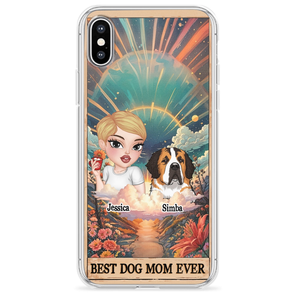 Customizable Dog Mom Tarot Personalized Phone Case - Ideal Gift for Canine - Loving Moms