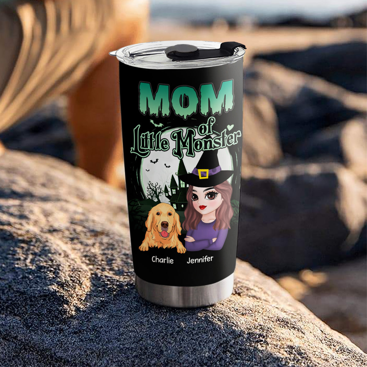 Personalized Mom Of Little Monsters Custom 20oz Tumbler with Thousands of Cool Designs