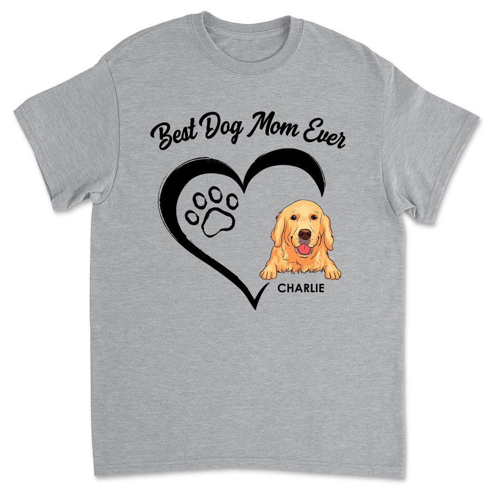 The Ultimate Personalized Custom Unisex T-shirt for the Best Dog Mum Ever