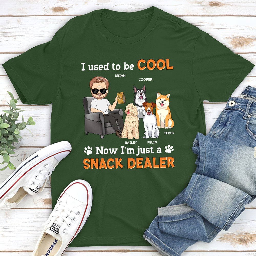Just Snack Dealer - Personalized Custom Unisex 5.3 oz T-shirt for Pet Lovers