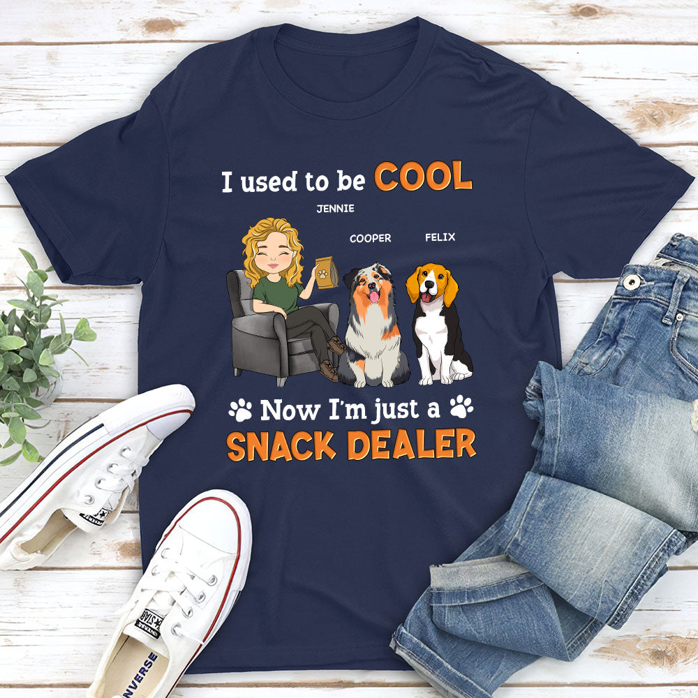 Just Snack Dealer - Personalized Custom Unisex 5.3 oz T-shirt for Pet Lovers