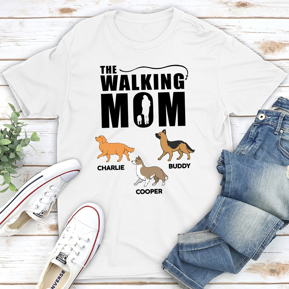 The Walking Dad 2 - Personalized Custom Unisex T-shirt for Pet Lovers