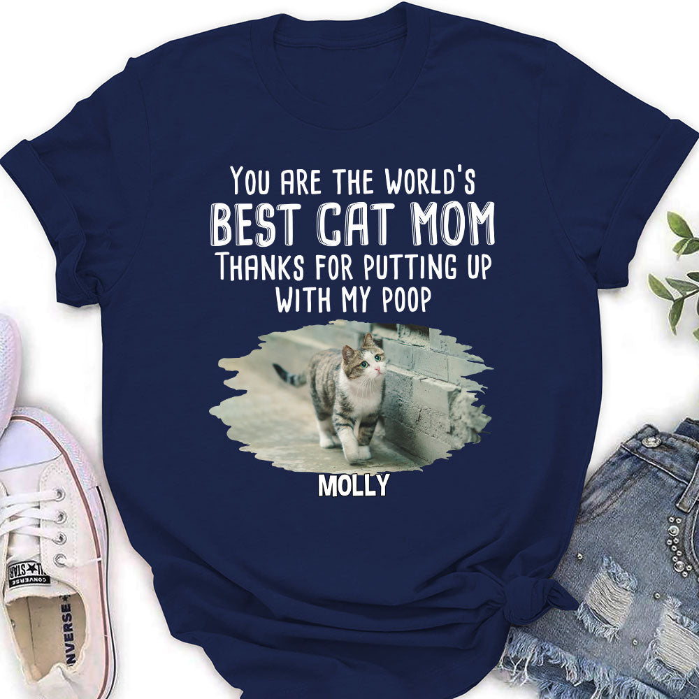 Putting Up With Us - Customizable Personalized Women's T-shirt for Pet Lovers