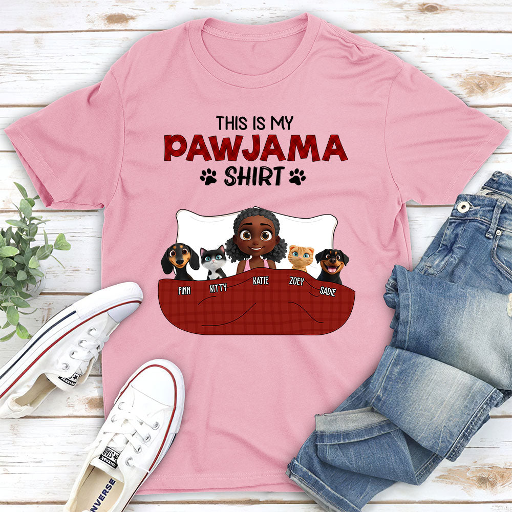 New Style Personalized Custom Unisex Pet Pawjama T-Shirt - Ideal Gift for Pet Lovers