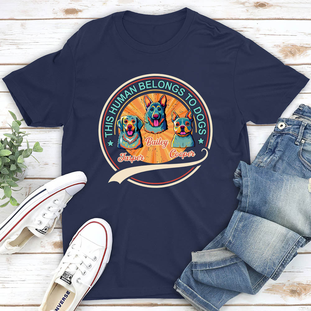 Unique Personalized Custom Unisex Popart Human Belongs T-shirt