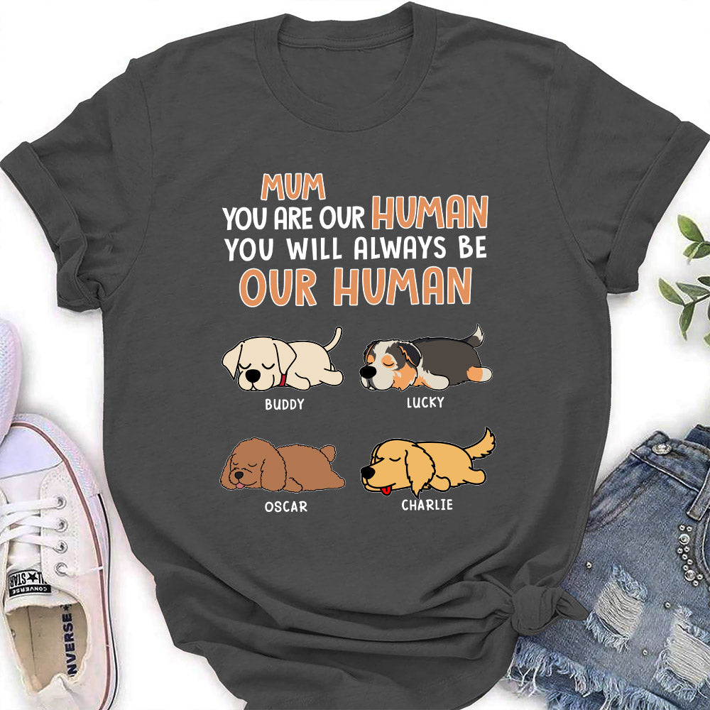 Be My Human - Stylish Personalized Custom Women's T-shirt for Pet Lovers