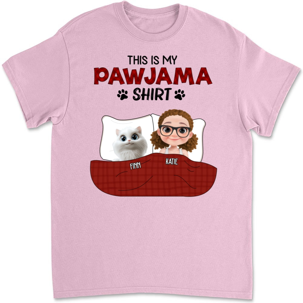 New Style Personalized Custom Unisex Pet Pawjama T-Shirt - Ideal Gift for Pet Lovers