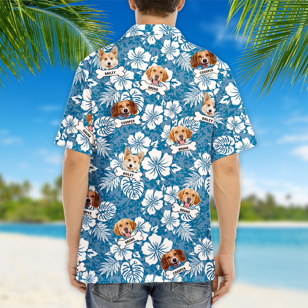 Personalized Custom Hawaiian Shirt with Pet Pattern - Ideal Gift for Summer