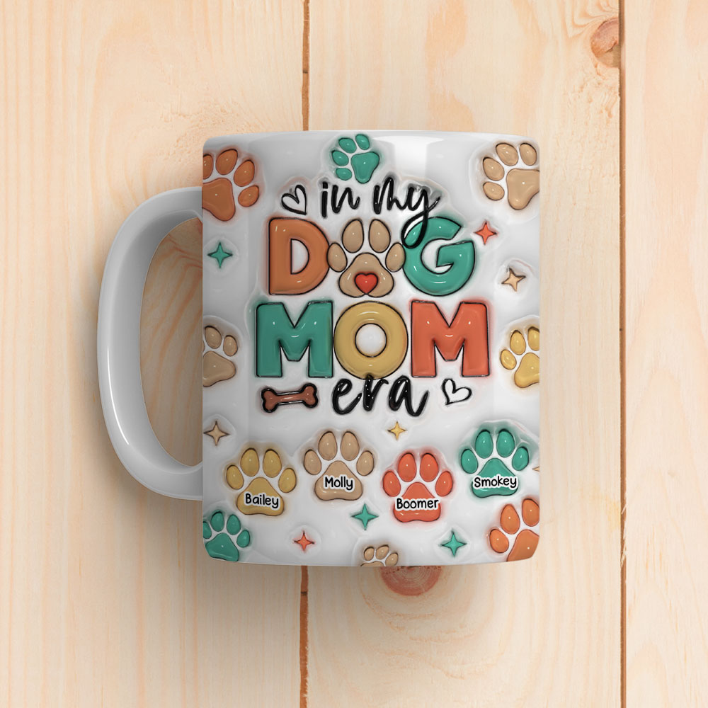 Dog Mom Era - Exquisite Personalized Custom 11oz Coffee Mug