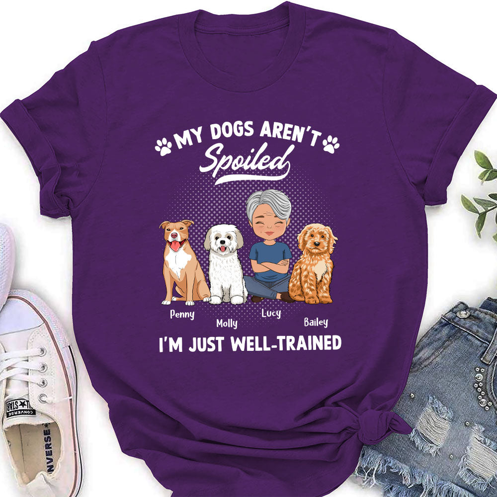 Spoiled Dog - Exclusive Personalized Custom Women's T-shirt for Pet Lovers