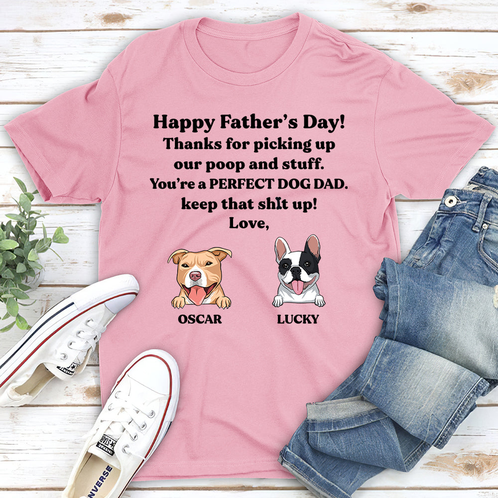 Keep It Up - Personalized Custom Unisex Heavy Cotton T-shirt for Pet Lovers