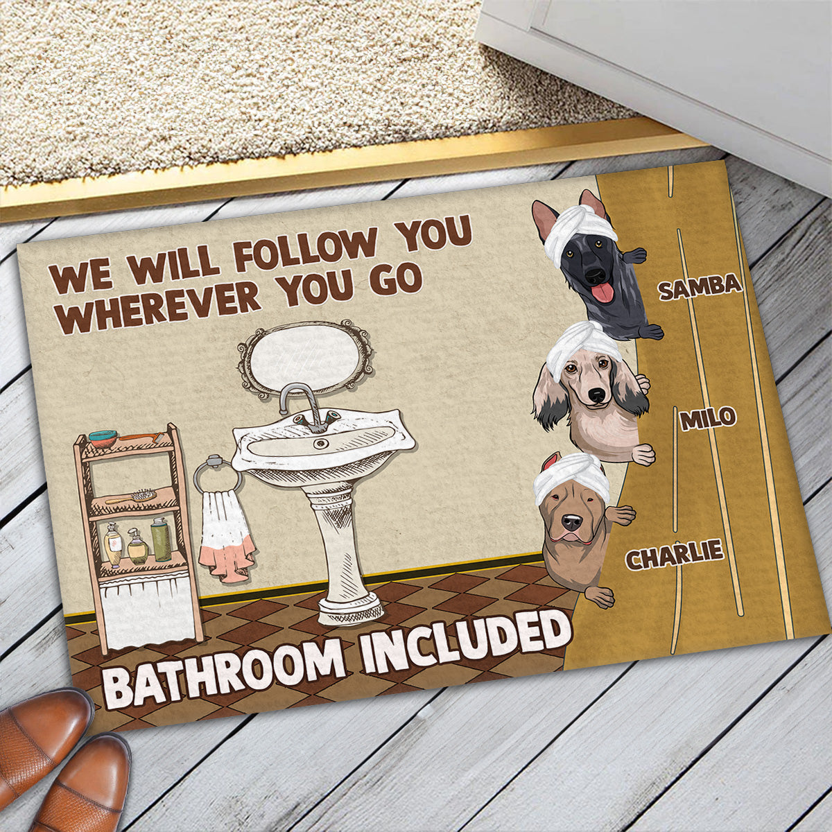 Personalized Custom Pet Picture Doormat - The Ultimate Welcome for Pet Lovers