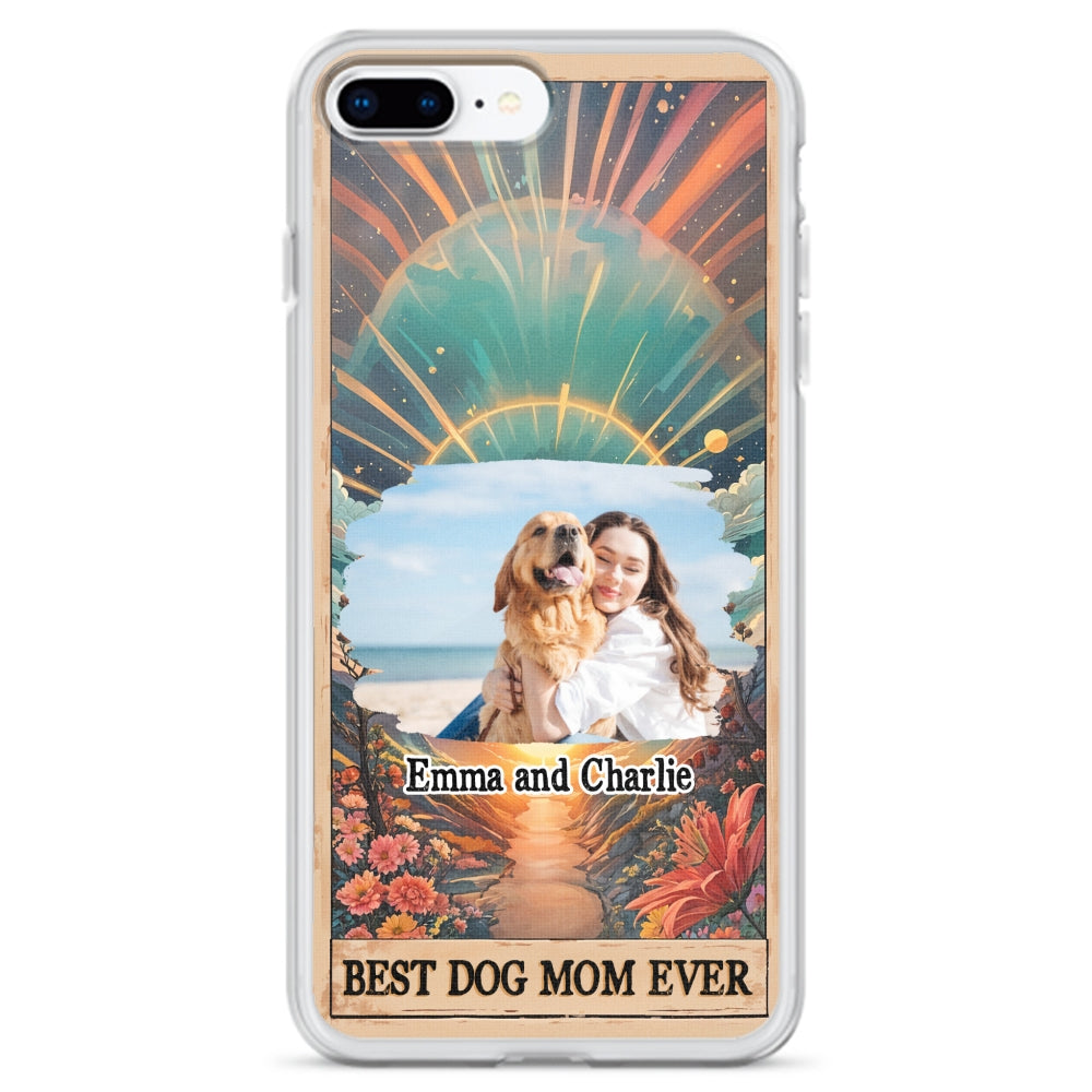 Personalized Custom Dog Mom Tarot Photo Smartphone Case - Ideal Gift for Dog Lovers