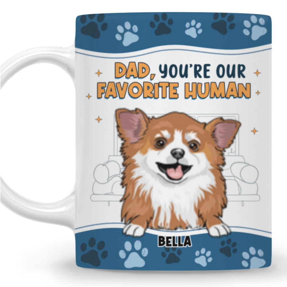 I Love You The Most Ver Pet - Personalized Custom 11oz/15oz Ceramic Coffee Mug with Double-Sided Print