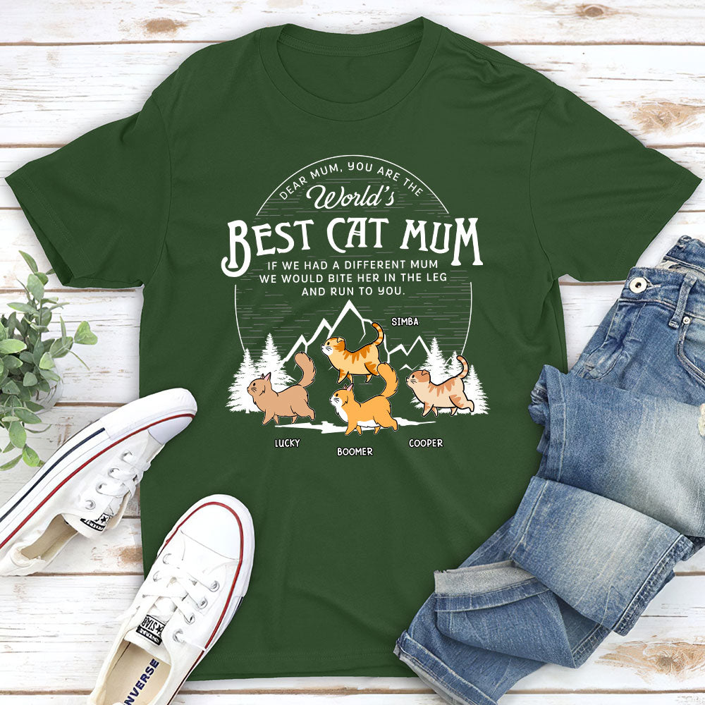 I Would Cat Version - Personalized Custom Unisex Heavy Cotton T-shirt for Pet Lovers