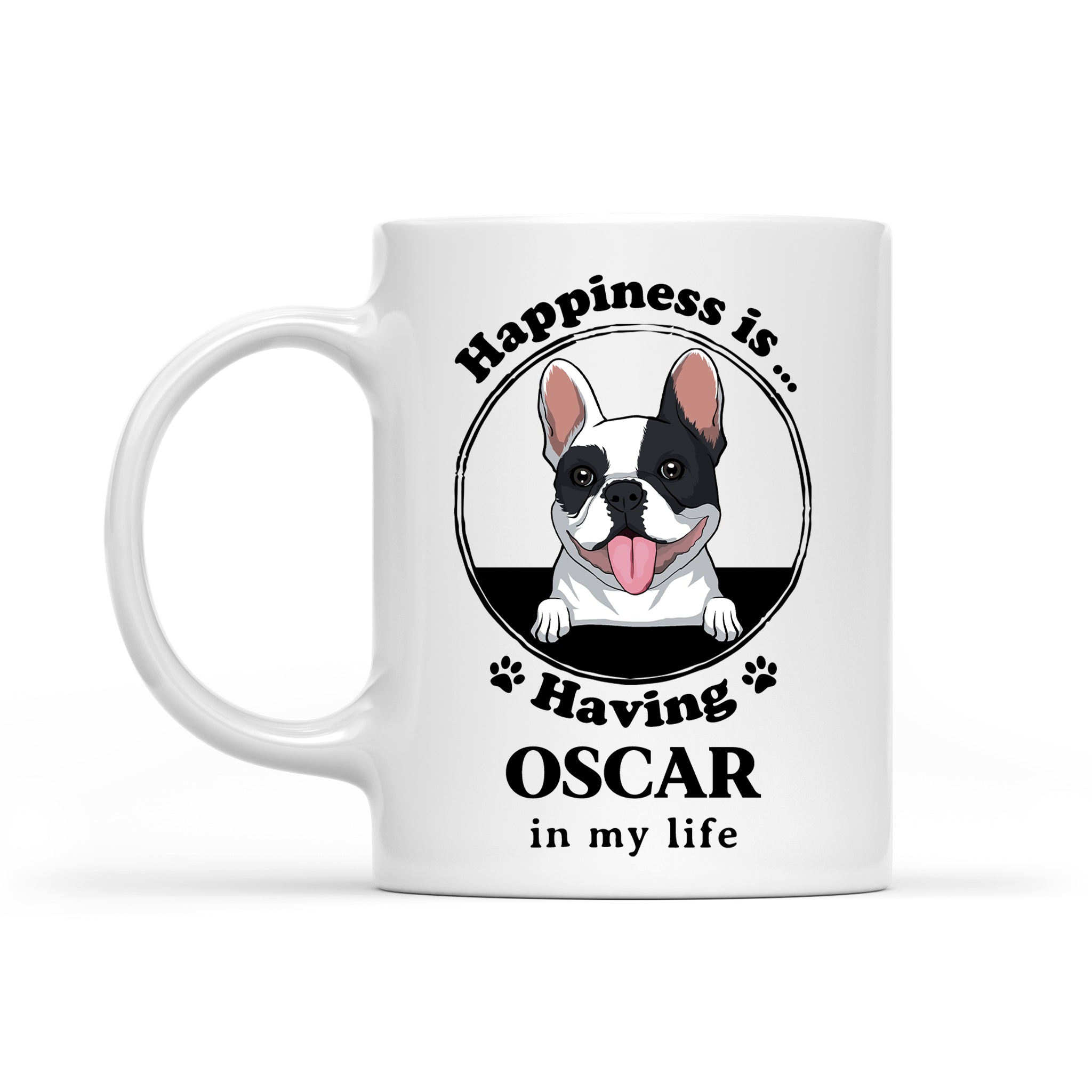 Personalized Custom Happiness Is - Coffee Mug for Pet Lovers