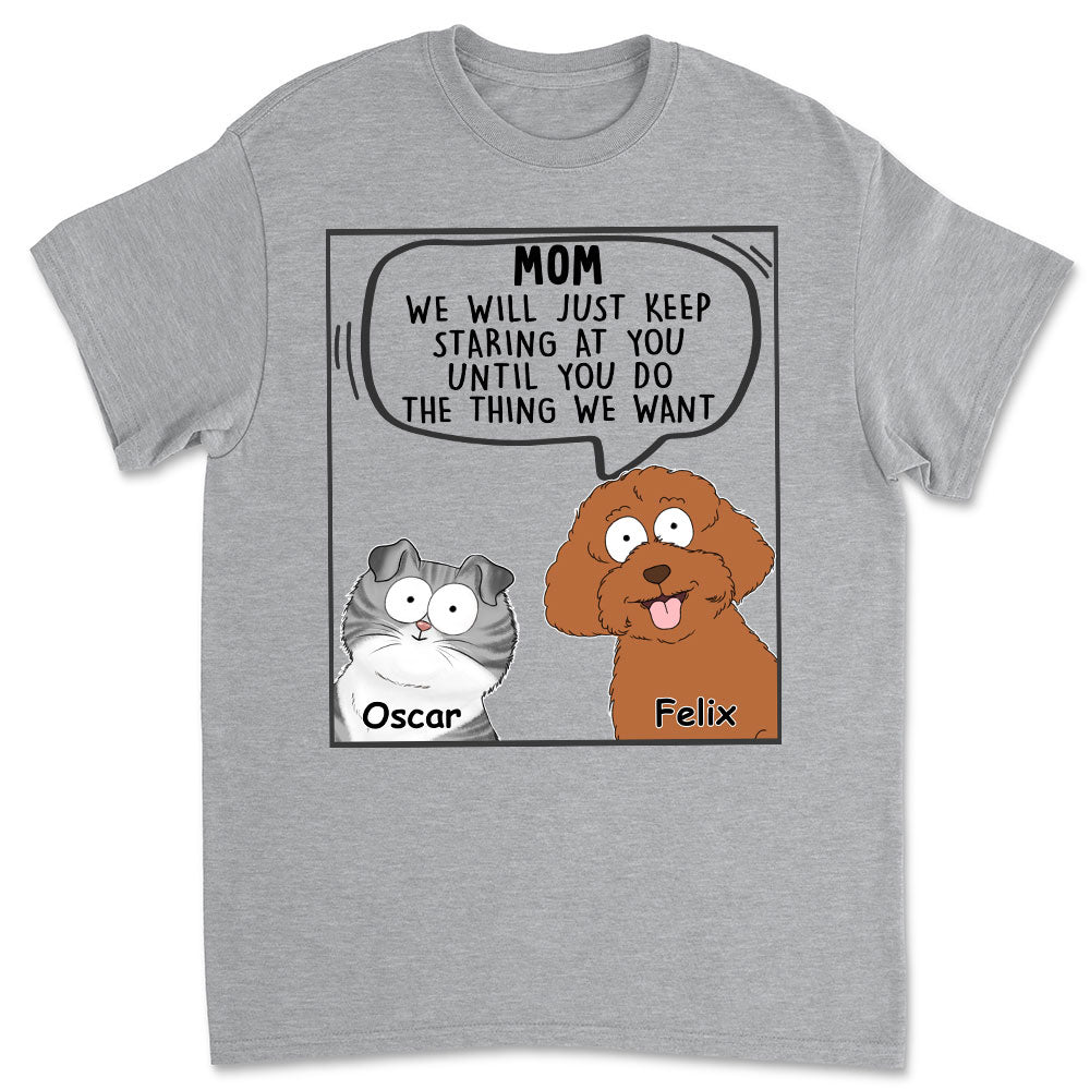 Pets Will Just - Personalized Custom Unisex Heavy Cotton 5.3 oz T-shirt for Pet Lovers