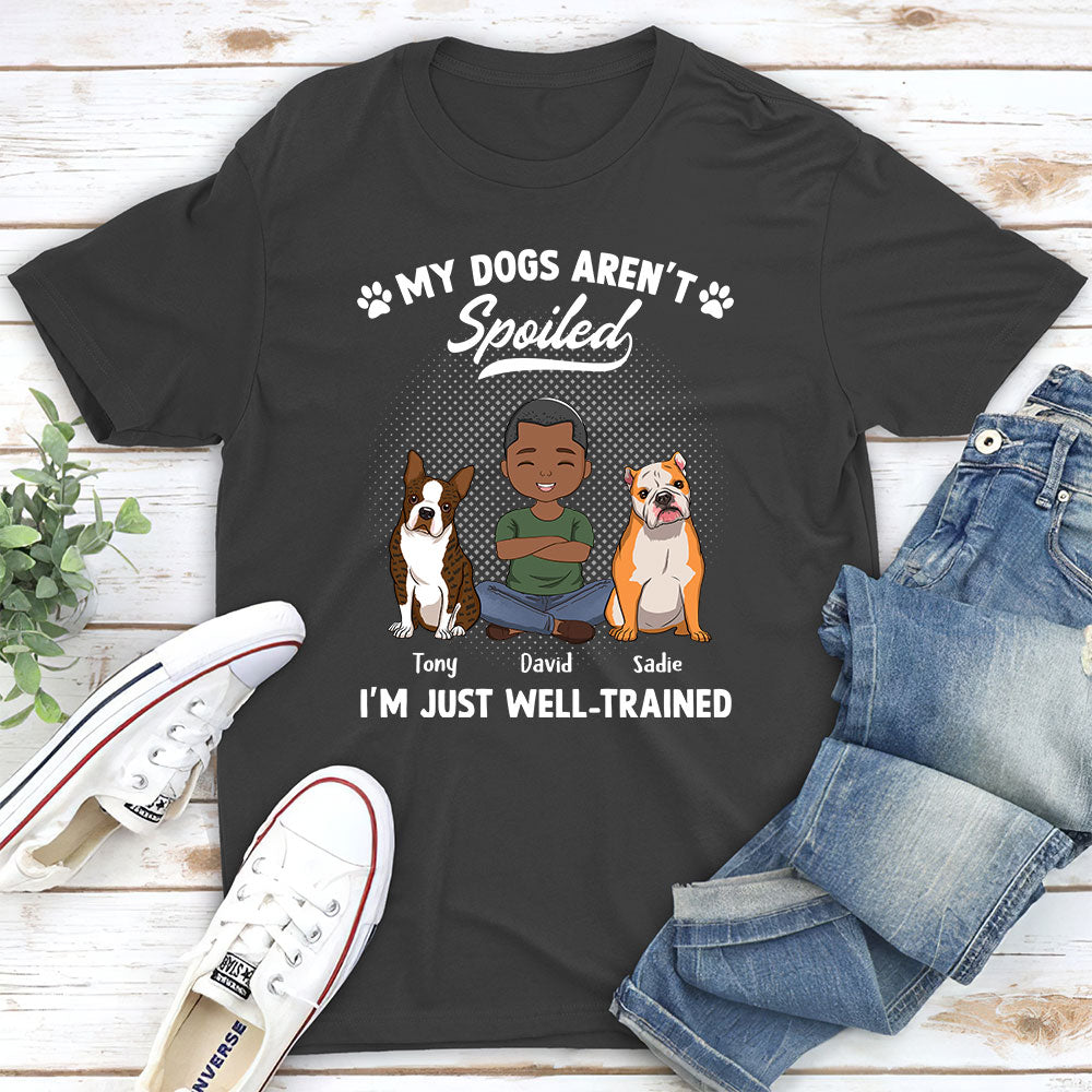 Spoiled Dog - Personalized Custom Unisex 5.3 oz T-shirt for Pet Lovers