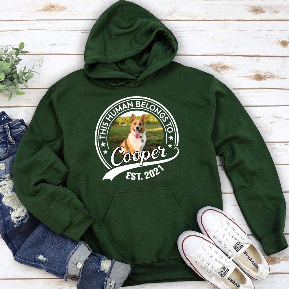Personalized Custom Human & Pet Photo Hoodie - Ideal Gift for Pet Lovers