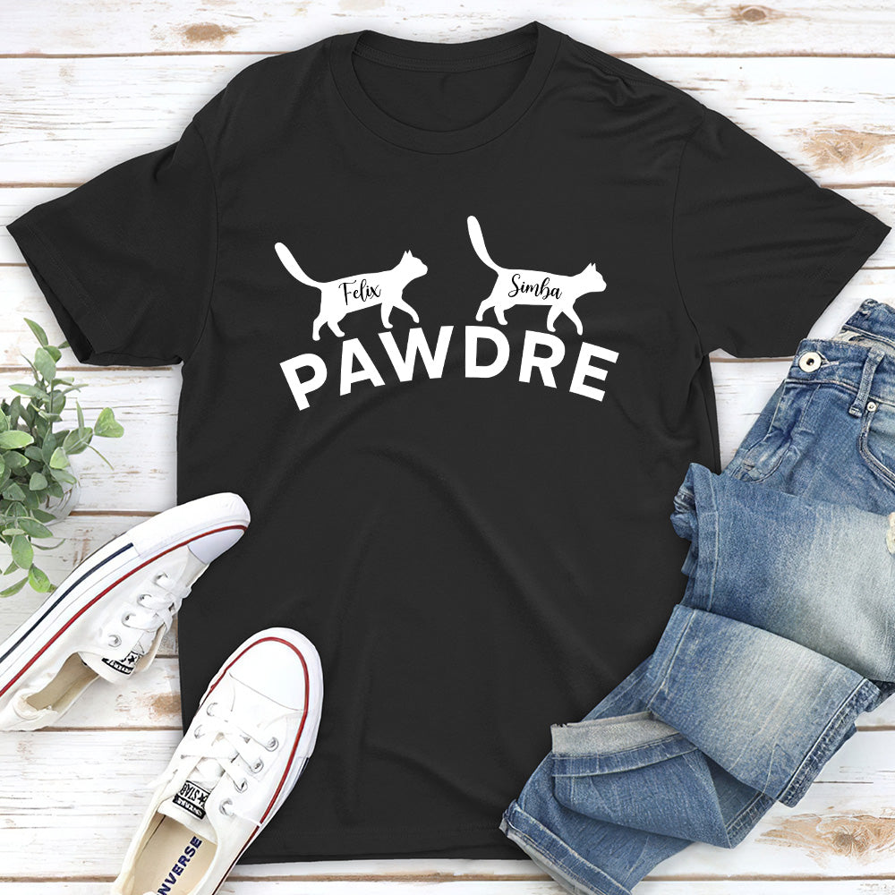 Pawdre Silhouette - Personalized Custom Unisex 5.3 oz T-shirt for Pet Lovers