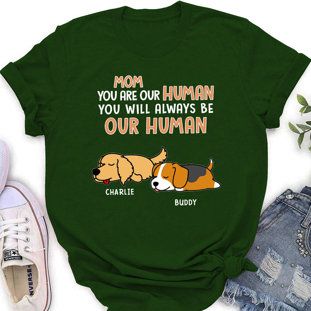 Be My Human - Stylish Personalized Custom Women's T-shirt for Pet Lovers