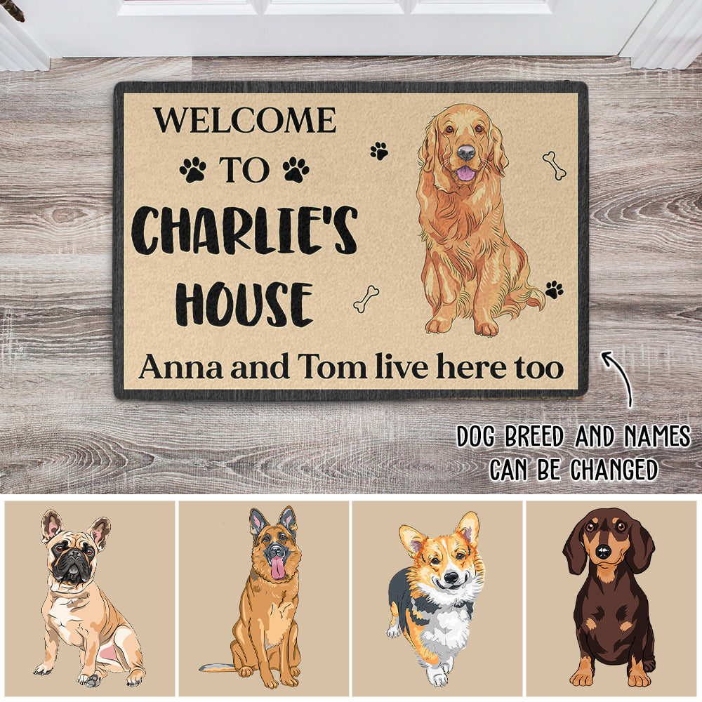 Customizable Personalized Dog Picture Doormat - Ideal Gift for Pet Lovers
