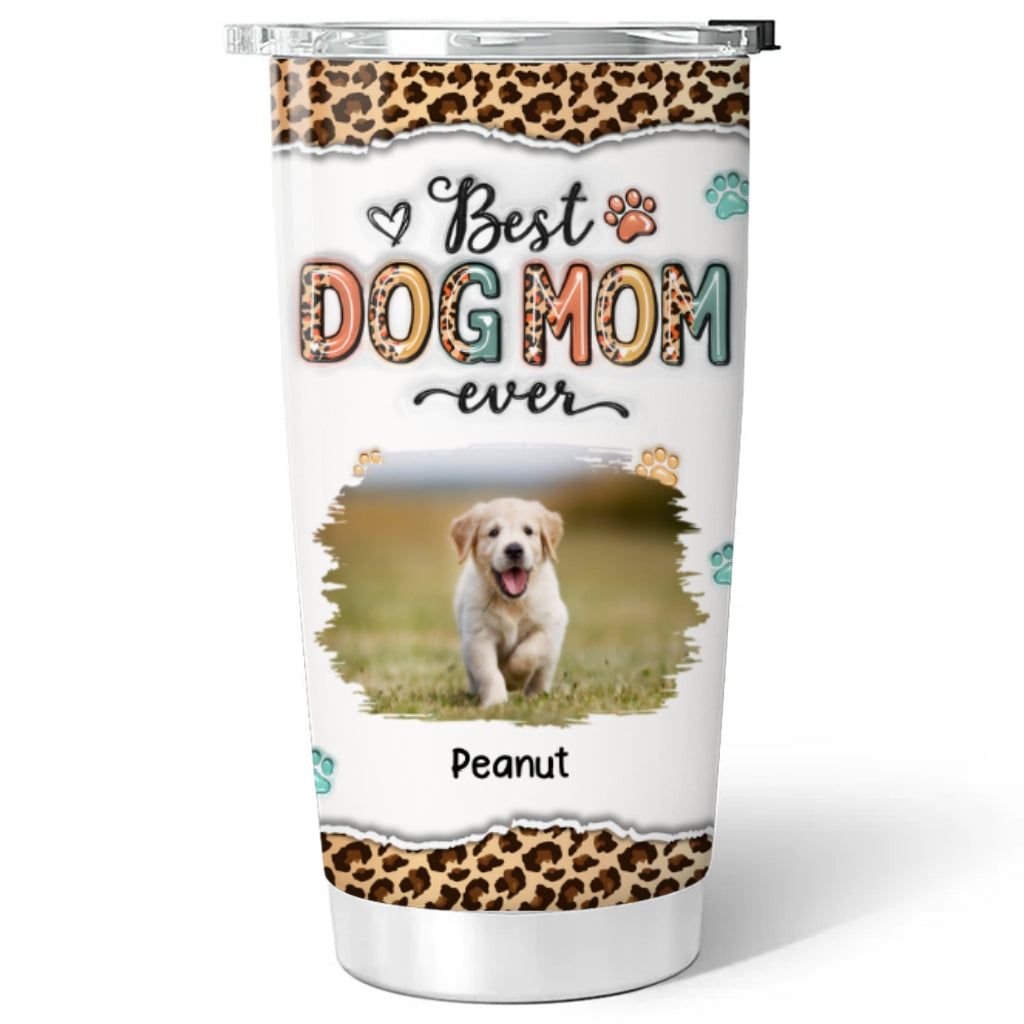 Best Mom Ever And Ever Personalized Custom 3D Inflated Effect Stainless Steel 20oz Tumbler for Ultimate Drink Insulation