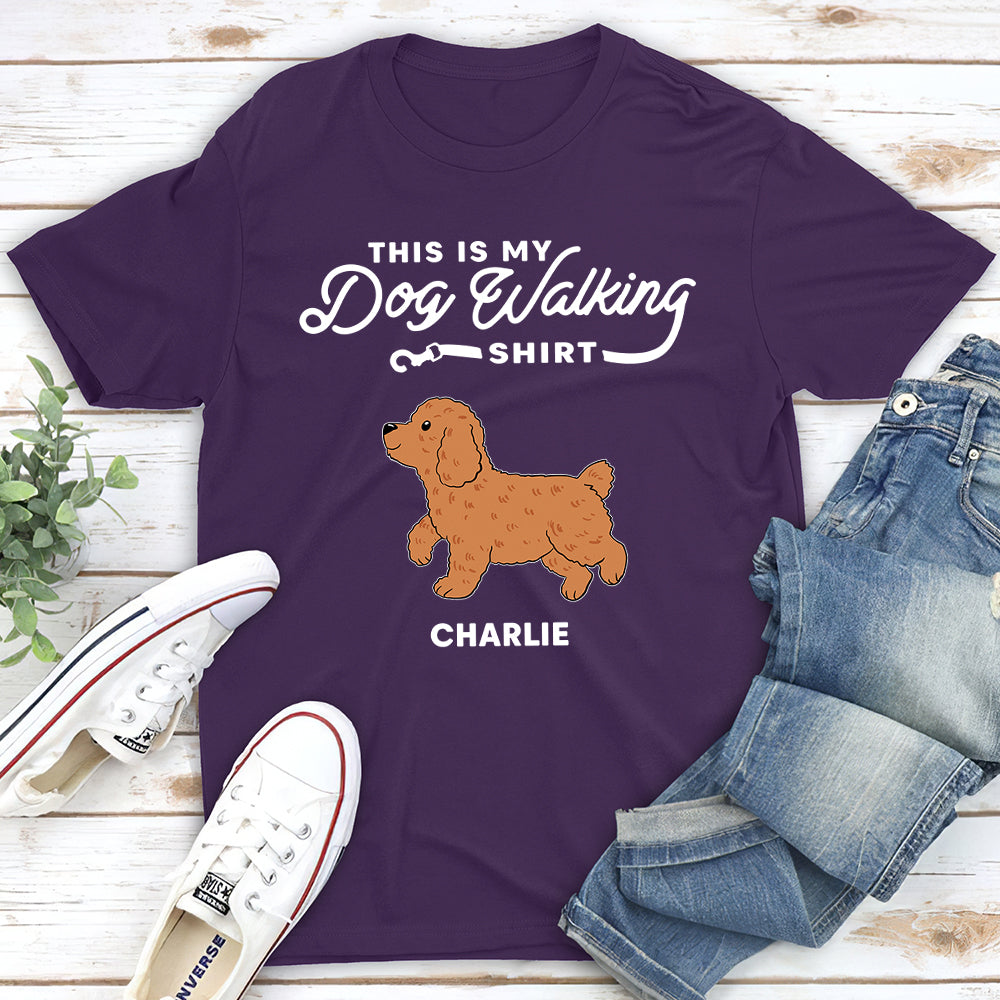 Unique Personalized Custom Unisex Walking T-shirt - Ideal Gift for Pet Lovers