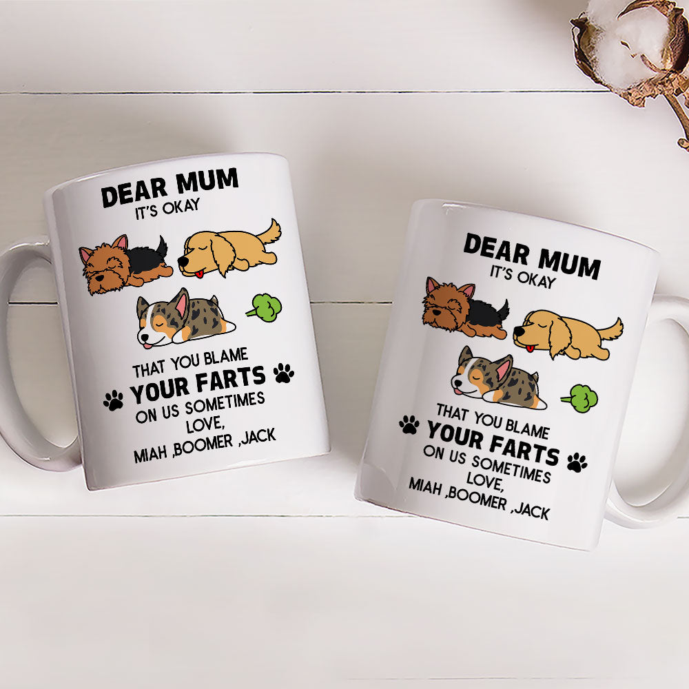 It's Okay - Personalized Custom 11oz Coffee Mug for Pet Lovers