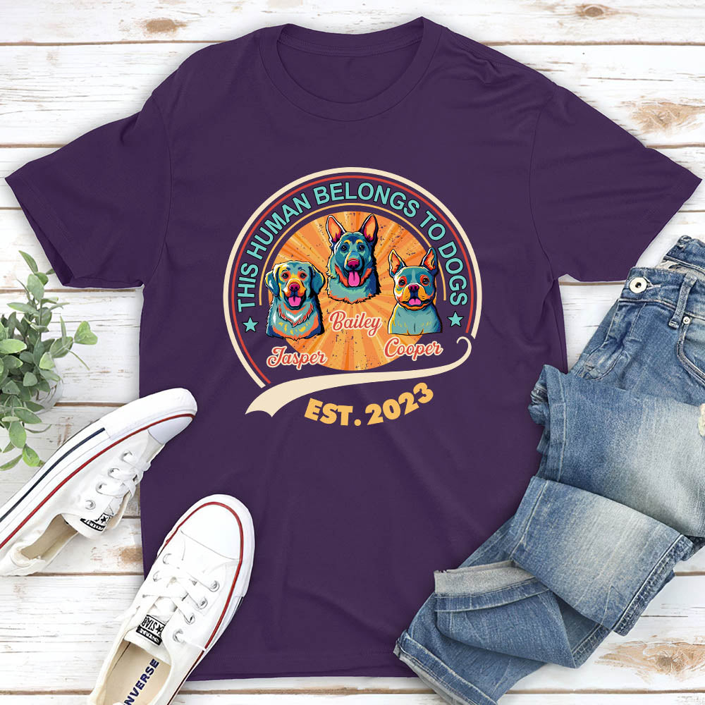 Unique Personalized Custom Unisex Popart Human Belongs T-shirt