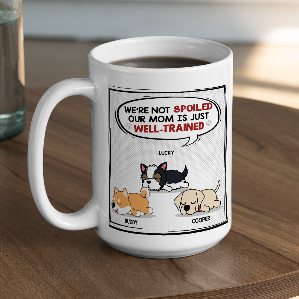 Well-Trained Mom/Dad Personalized Custom Coffee Mug - Ideal Gift for Pet Lovers