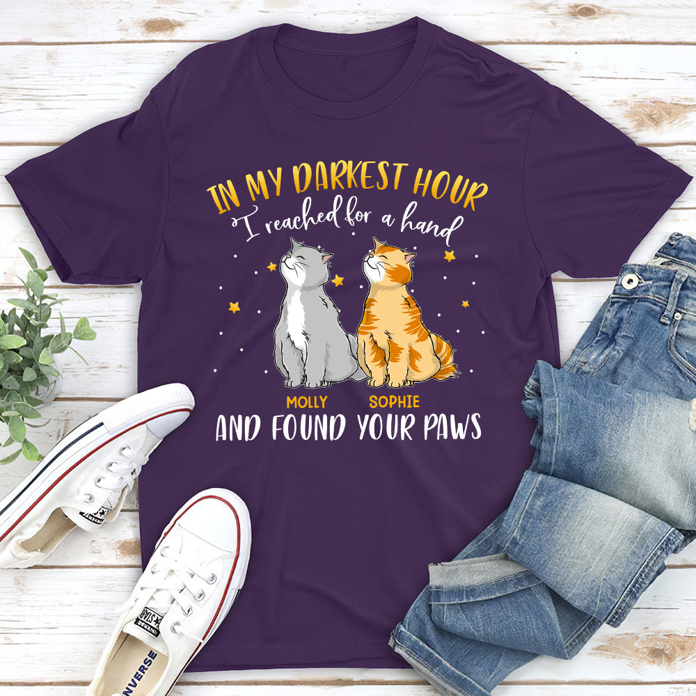 Found Your Paw - Personalized Custom Unisex 5.3 oz T - shirt for Pet Lovers