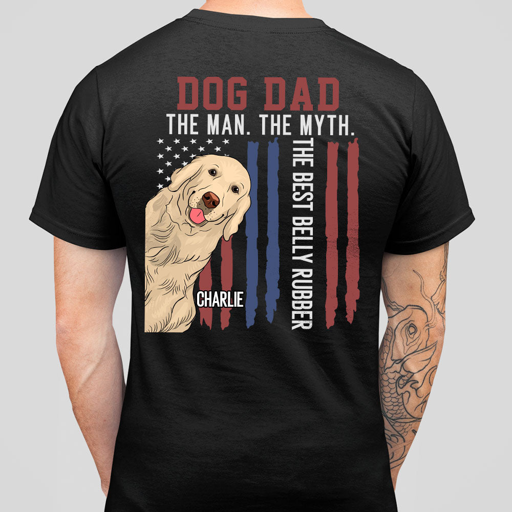 The Ultimate Personalized Custom Unisex Belly Rubber T-shirt - Ideal for Pet Lovers