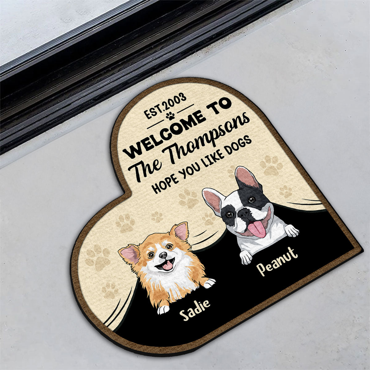 Personalized Custom Pet Doormat - The Ultimate Welcome for Your Home