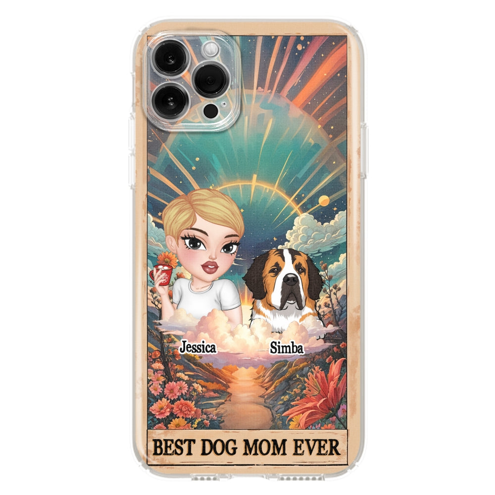 Customizable Dog Mom Tarot Personalized Phone Case - Ideal Gift for Canine - Loving Moms