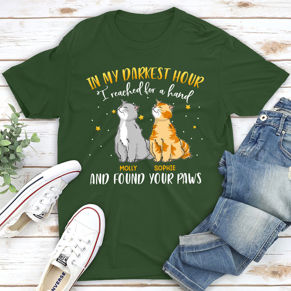 Found Your Paw - Personalized Custom Unisex 5.3 oz T - shirt for Pet Lovers