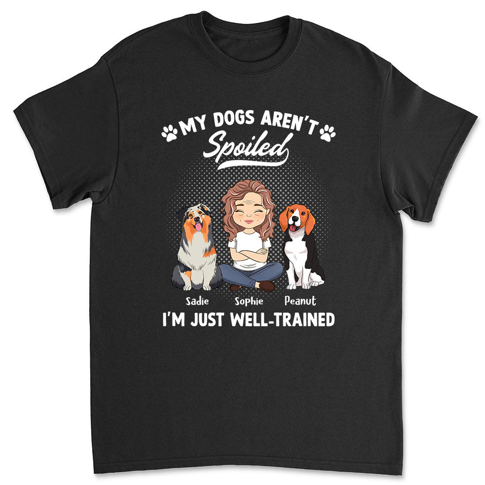 Spoiled Dog - Personalized Custom Unisex 5.3 oz T-shirt for Pet Lovers