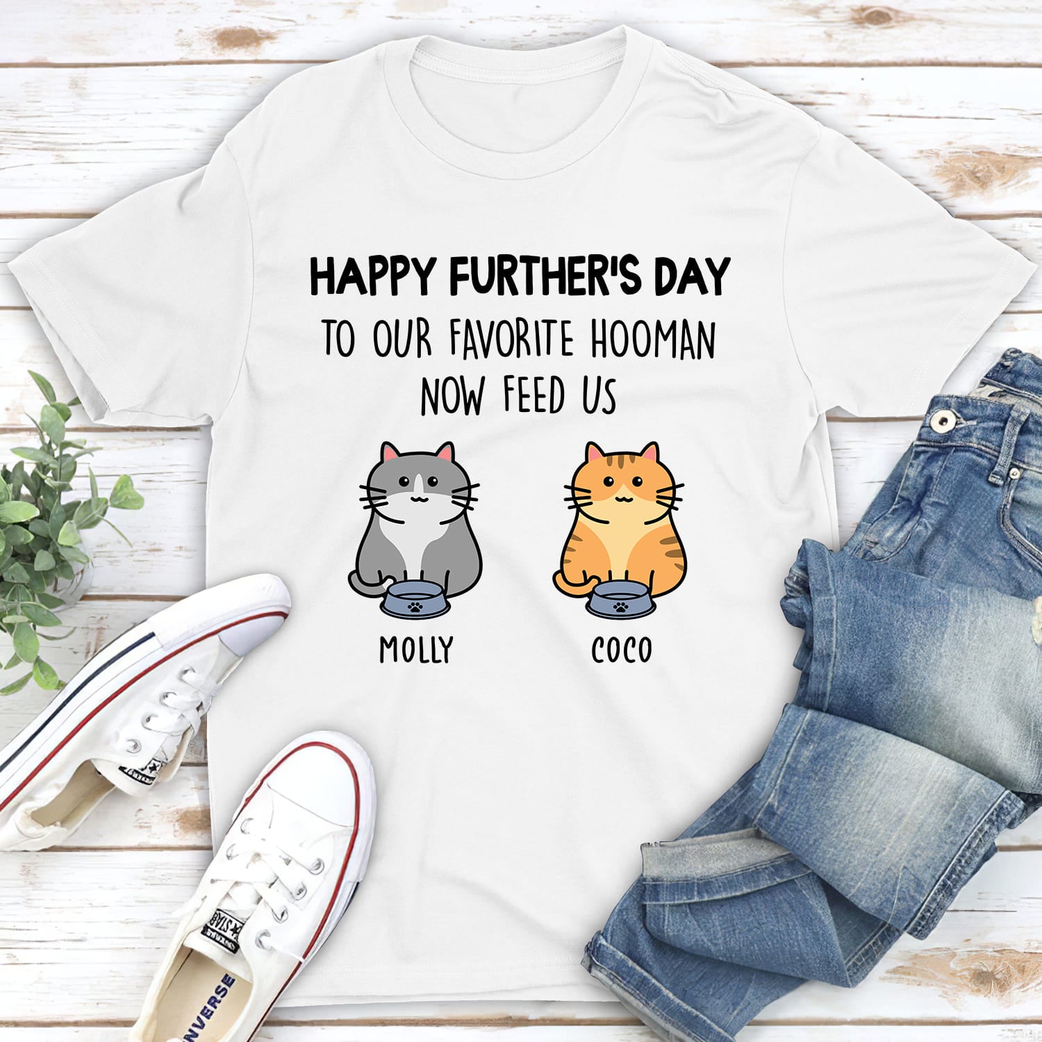 Happy Further’s Day - Personalized Custom Unisex 5.3 oz T-shirt for Pet Lovers