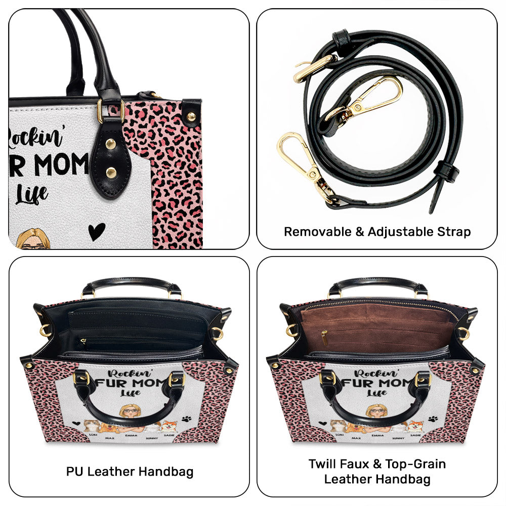Dog Mom's Dream - Personalized Custom Leather Handbag for a Better Life