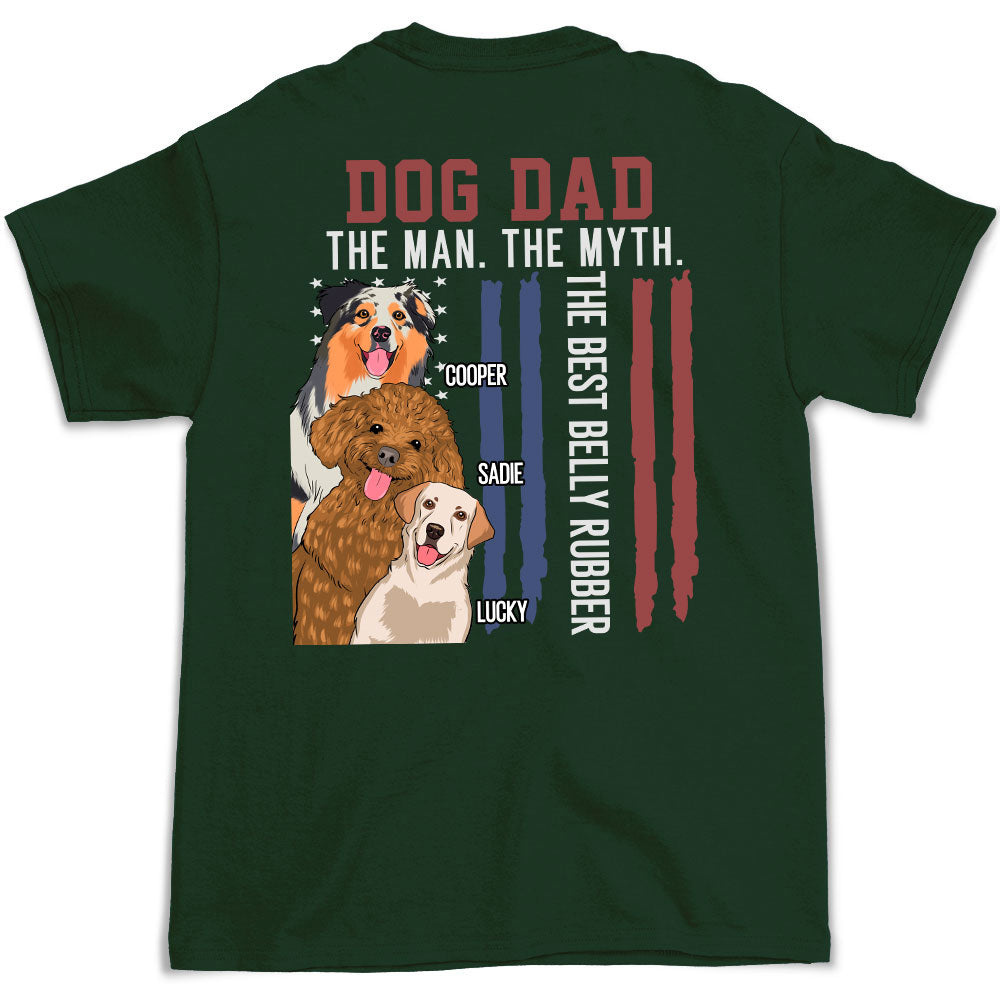 The Ultimate Personalized Custom Unisex Belly Rubber T-shirt - Ideal for Pet Lovers