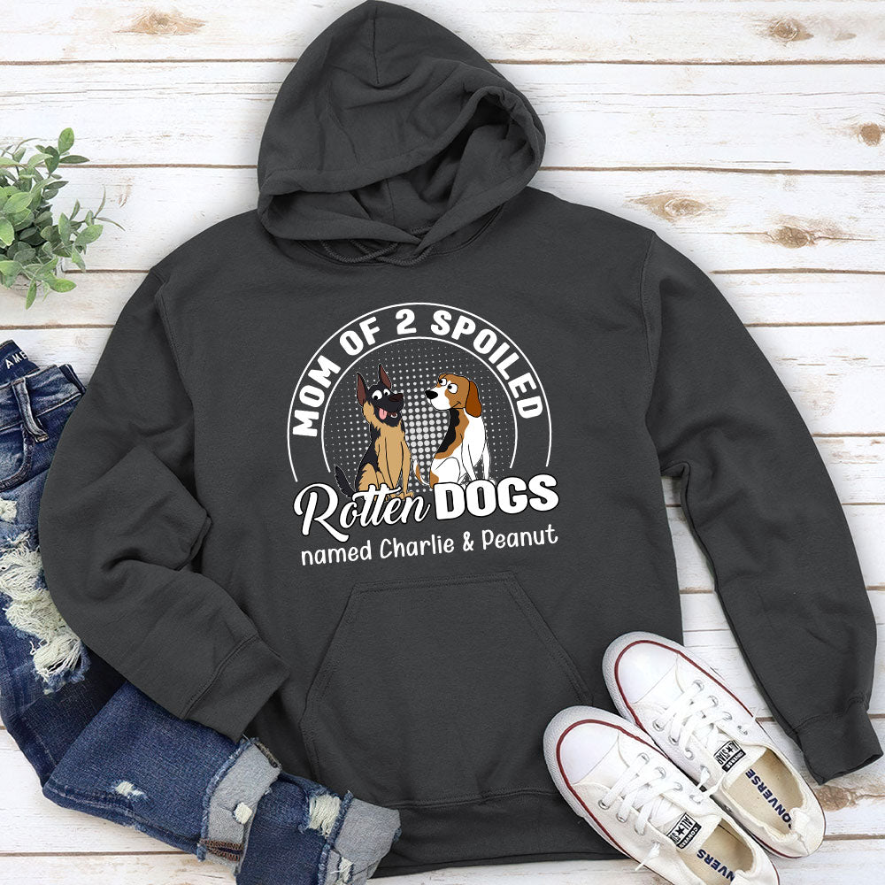 Spoiled Rotten Dog - One-of-a-Kind Personalized Custom Hoodie for Pet Lovers