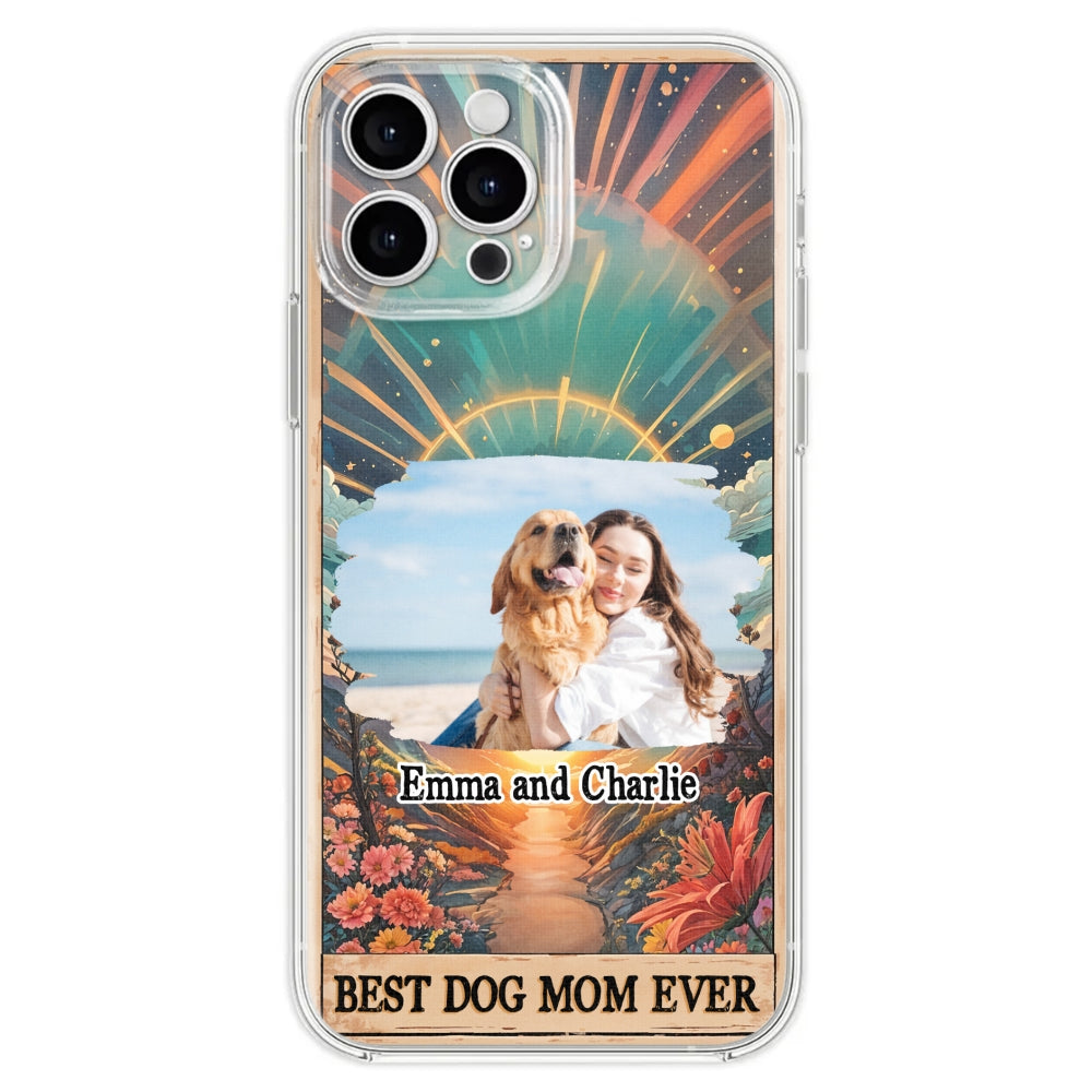 Personalized Custom Dog Mom Tarot Photo Smartphone Case - Ideal Gift for Dog Lovers