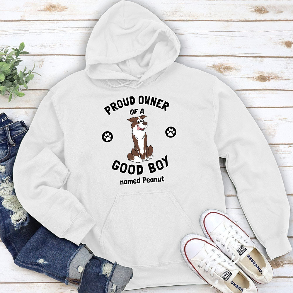 Proud Owner 2 – Customizable Personalized Unisex 8.0 oz Hoodie for Pet Lovers