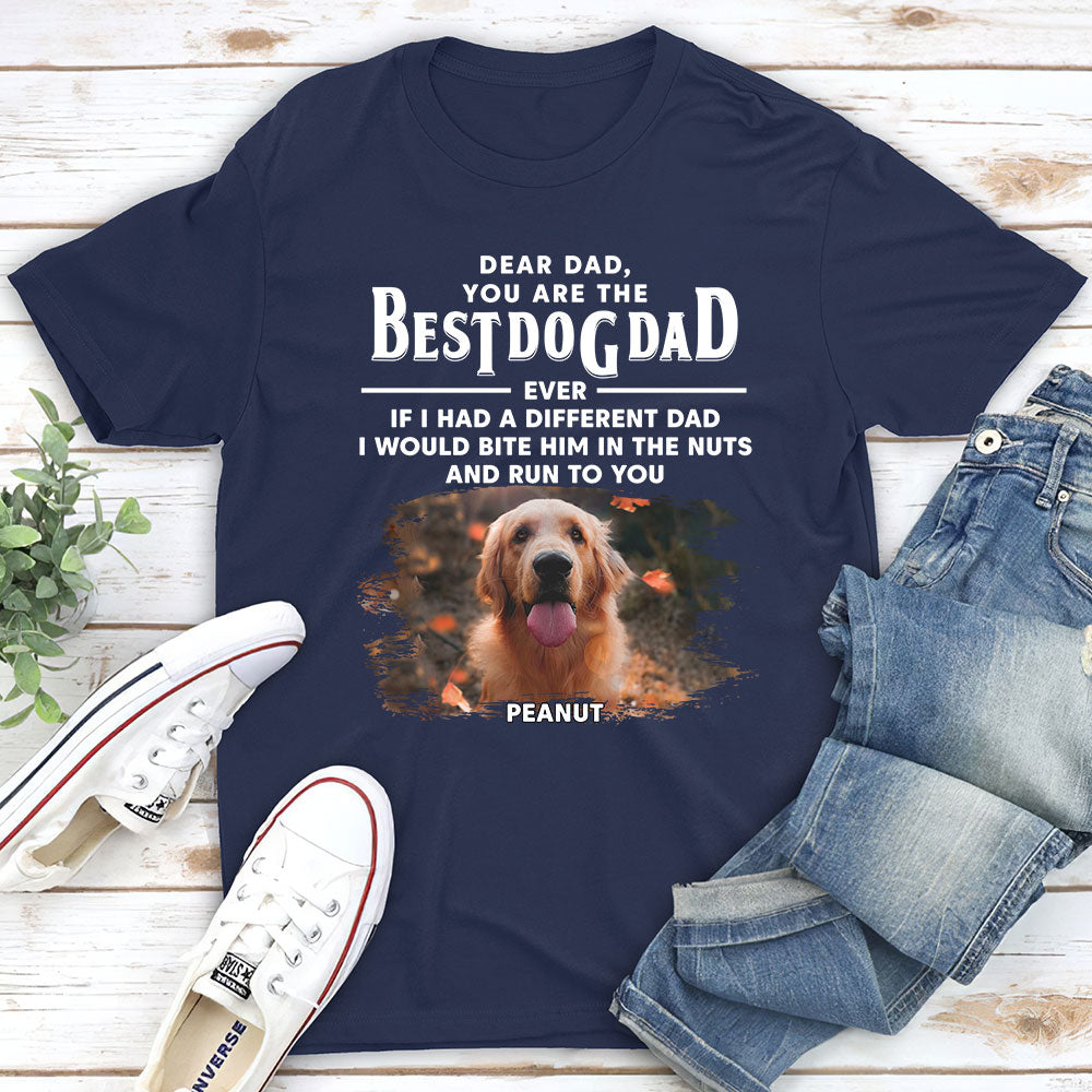 Personalized Custom Unisex 'Dogs Run To You' Photo T-shirt - Ideal Gift for Pet Lovers
