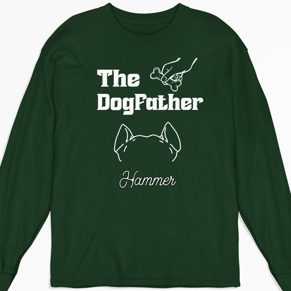 Dog Parents Line - Exclusive Personalized Custom Long Sleeve T-shirt for Pet Lovers