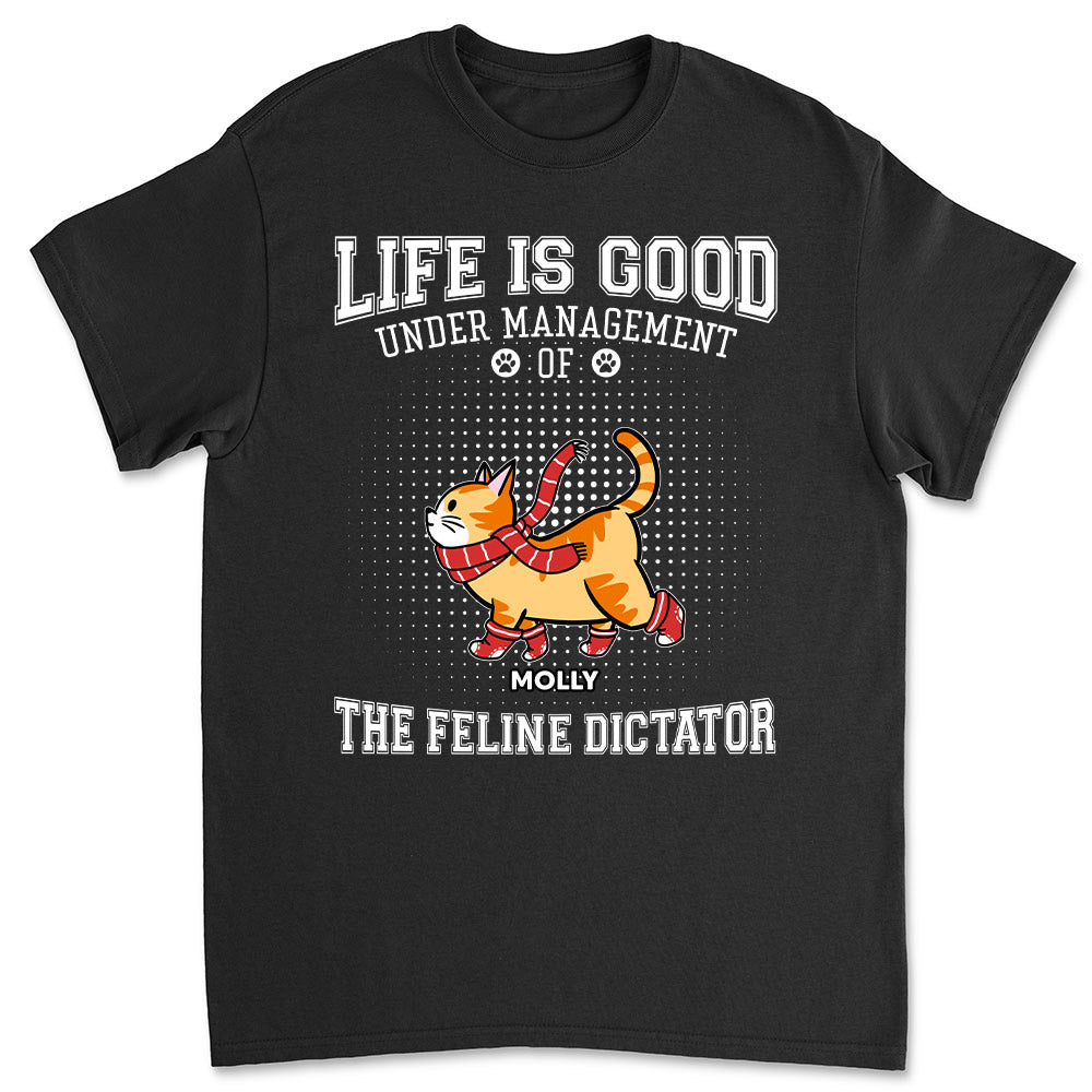 Under Management - Personalized Custom Unisex Heavy Cotton Midweight T-shirt for Pet Lovers