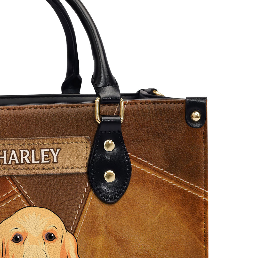 Vintage Personalized Custom Leather Bag for Pet Moms - Show Your Love for Fur Babies