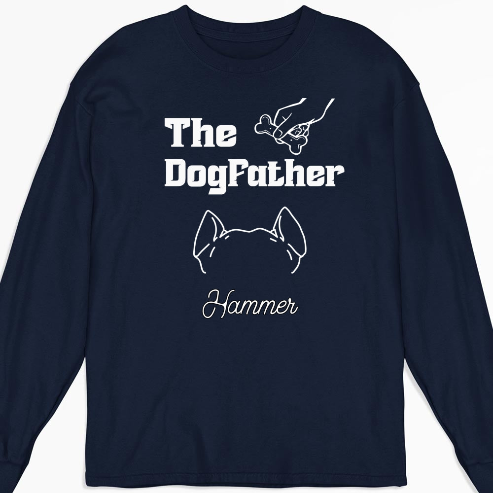Dog Parents Line - Exclusive Personalized Custom Long Sleeve T-shirt for Pet Lovers