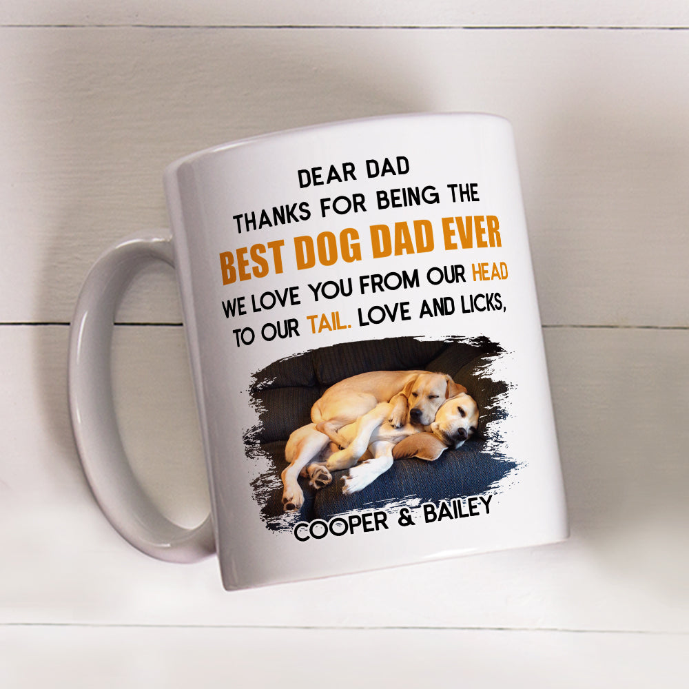 Head To Tail - Exclusive Personalized Custom Coffee Mug for Pet Lovers