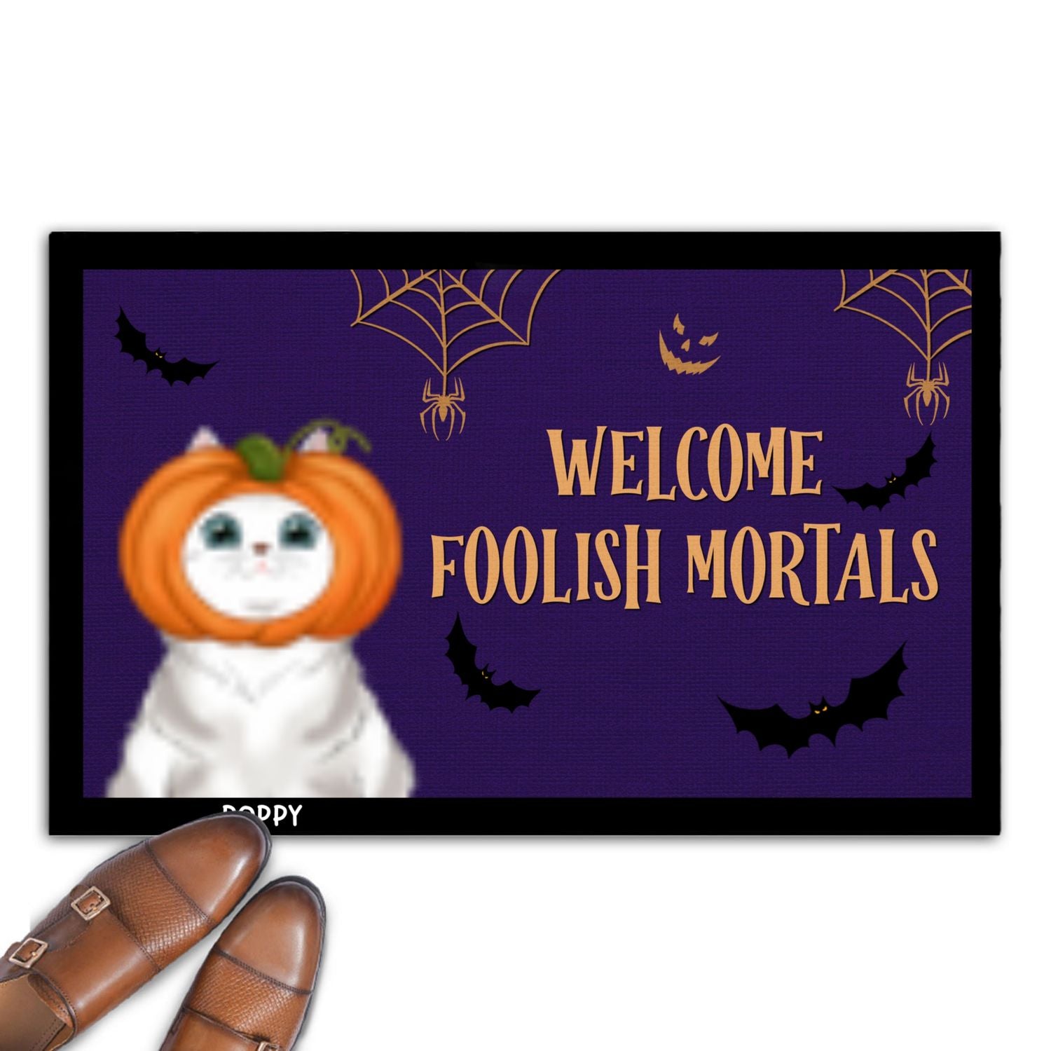 Foolish Mortals - Customizable Personalized Doormat for Pet Lovers with High - Quality Printing